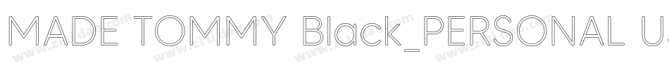 MADE TOMMY Black_PERSONAL USE字体转换